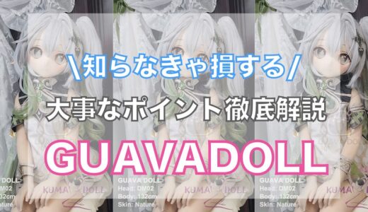 GUAVADOLLってどう？知らなきゃ損するポイントを徹底解説！【アニメ系ラブドールの人気メーカー解説】