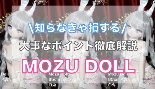 MOZU DOLLってどう？知らなきゃ損するポイントを徹底解説！【アニメ系ラブドールの人気メーカー解説】