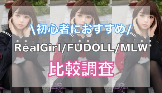 初心者におすすめ！大人気リアルラブドールReal Girl / FUDOLL / My Loli Waifuを比較調査