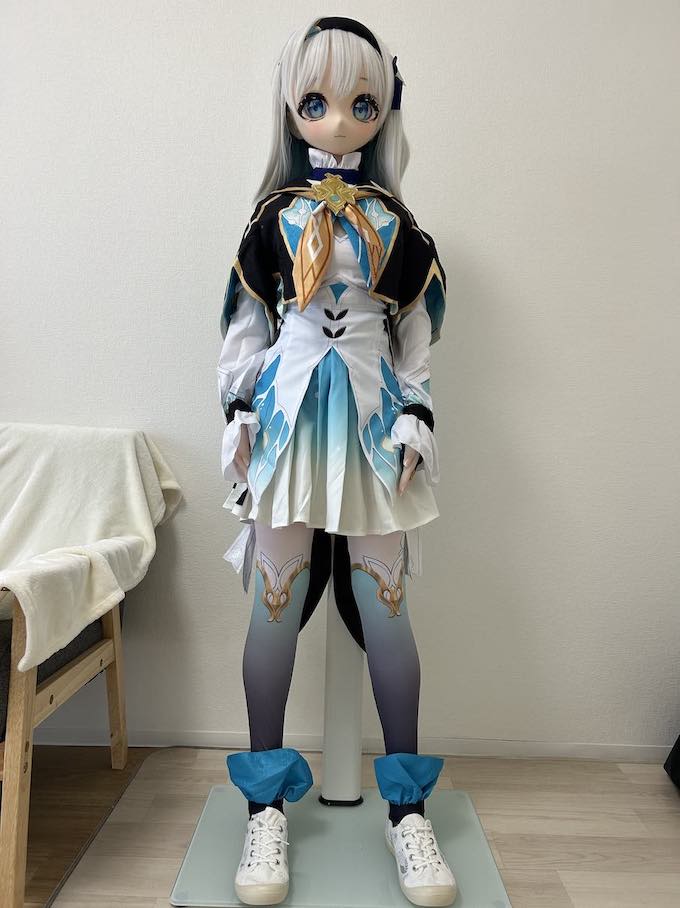 コスプレ後の全身写真